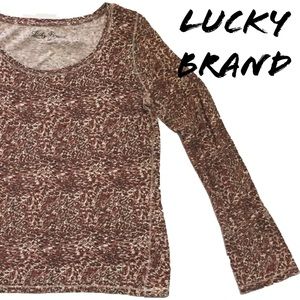 Lucky Brand Animal Print Tee - #118